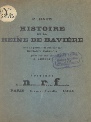 cover image of Histoire de la reine de Bavière